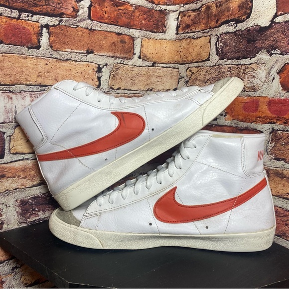 Nike blazer mid vintage 77 orange white - Picture 5 of 7